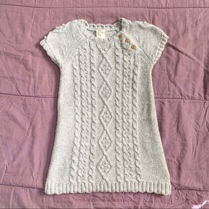 H&M | Cable-knit Sweater Dress - Grey - 9-12mos
